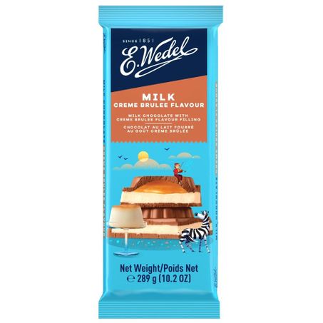 Choc.e.wendel 289gr rech.creme brulee