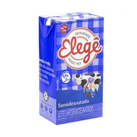 Leite Uht Elege Semidesnatado Tp 1L