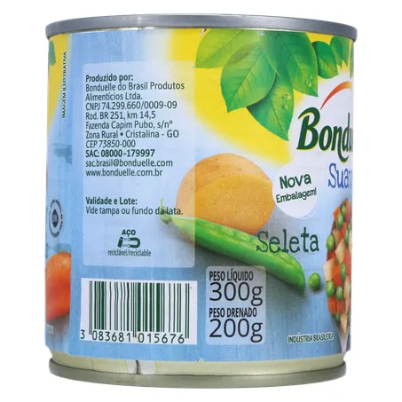 Seleta bonduelle suave lt 200g 360-29