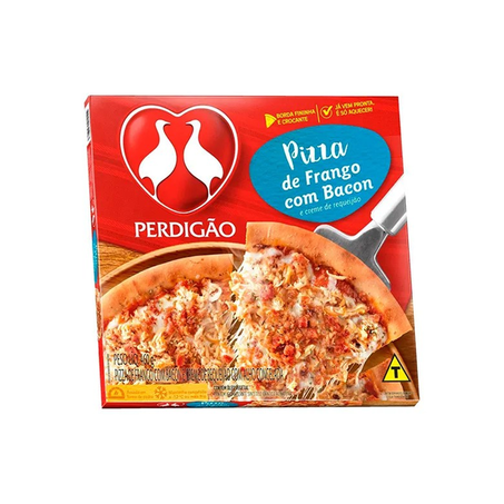 Pizza frango com bacon perdigao 460g
