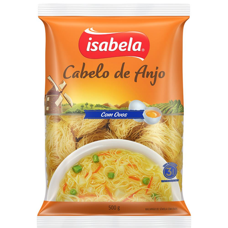 Massa isabela 500g cabelo anjo