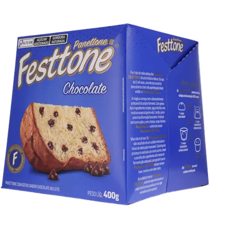 Panettone Festtone Chocolate 400G 360-22