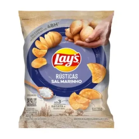 SALGAD LAYS 30G BATATA RUSTIC SAL MAR