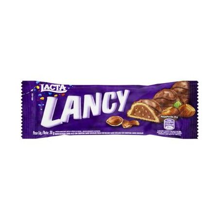 Chocolate Barra Lacta Lancy Embalagem 30G