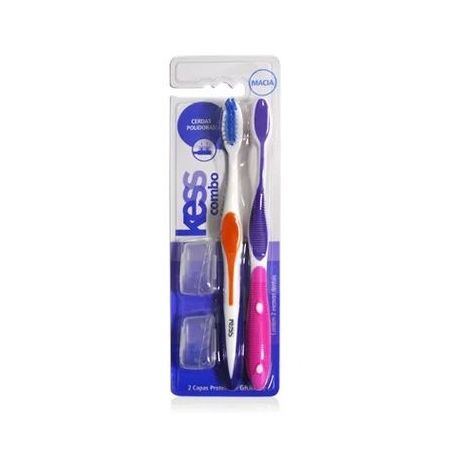 Escova Dental Kess Macia Ref 2092 Embalagem Leve 2 Un Pague 1 Un