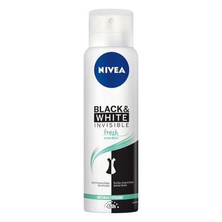 DESODORANTE NIVEA FRESH ERVA-DOCE BLACK & WHITE