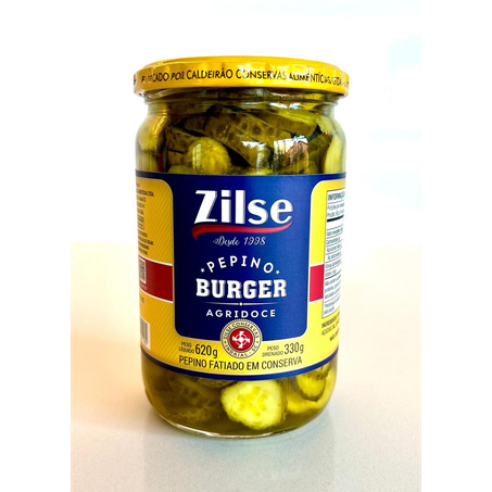 Pepino Fatiado Zilse Agridoce Vidro 330g