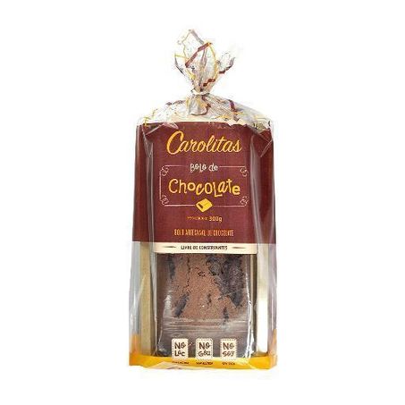 BOLO CAROLITAS DE CHOCOLATE  300G