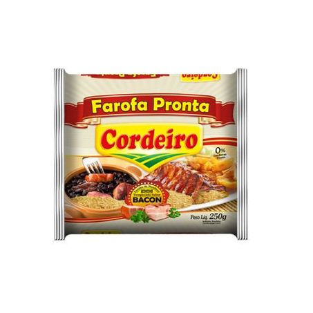 Farofa 250g Cordeiro Bacon