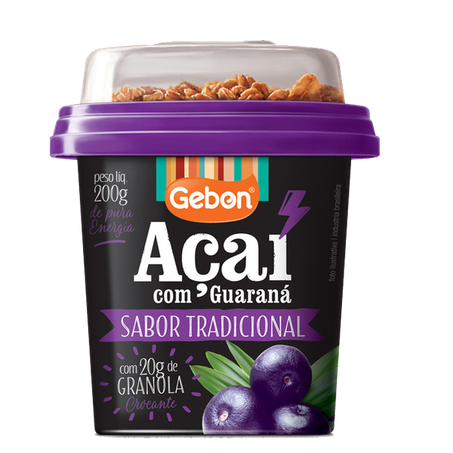 Acai Gebon Acai c guarana Tradicional 220g