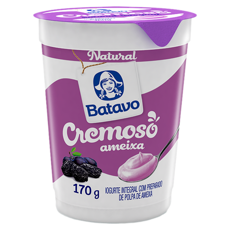IOGURTE BATAVO CREMOSO PC 170 G AMEIXA