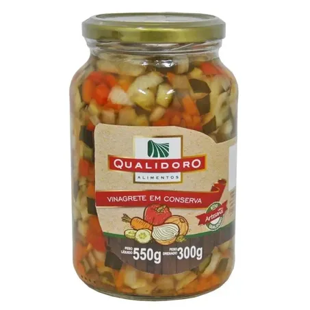 VINAGRETE ARTESANAL 210G - QUALIDORO