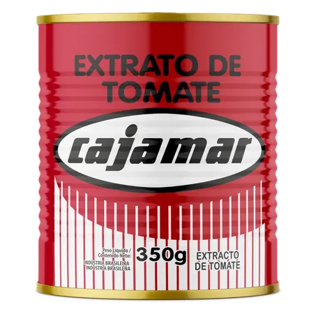 Extrato de tomate cajamar lata 350g