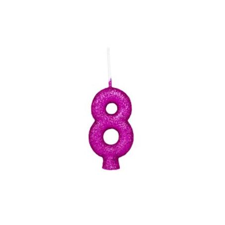 Vela regina cintilante pink n 8