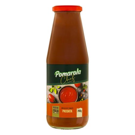 Molho de tomate passata pomarola chef