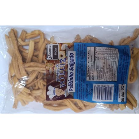 PALITINHO SALGADO VÔ LUIZ PACOTE 250G