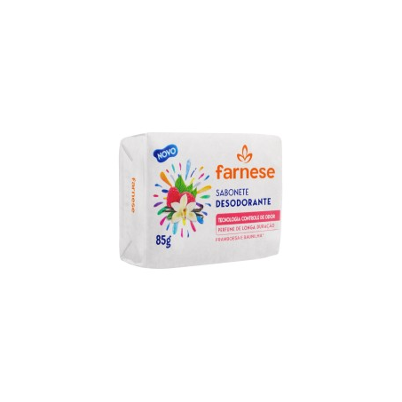 Sabonete Desodorante Framboesa e Baunilha Farnese 85g