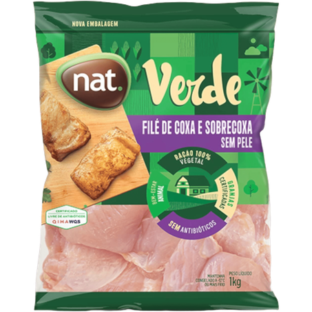 FILÉ COXA E SOBRECOXA NAT VERDE 1KG