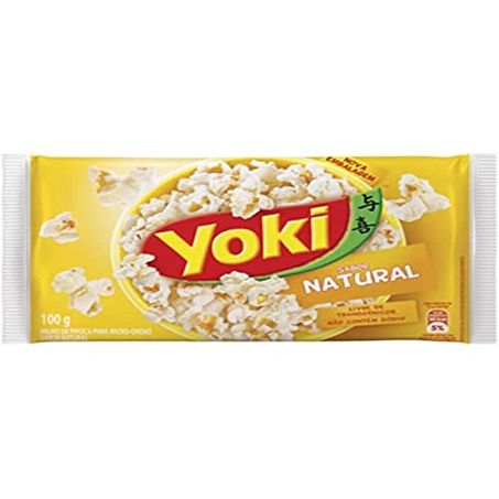 Pipoca de Microondas Yoki Pop Corn Natural 100G