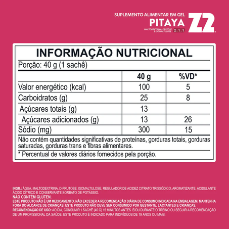 Energy Gel Z2 Pitaya 40g 360-2