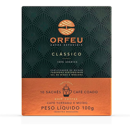 CAFE ORFEU DRIP COFFEE 100G CLASSICO 