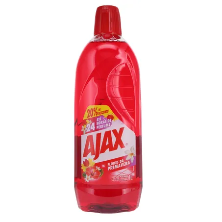 LIMPADOR PERFUMADO AJAX FLORES DA PRIMAVEIRA 20% DE DESCONTO 1L