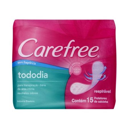 Absorvente Carefree Brisa Sem Perfume 15UN