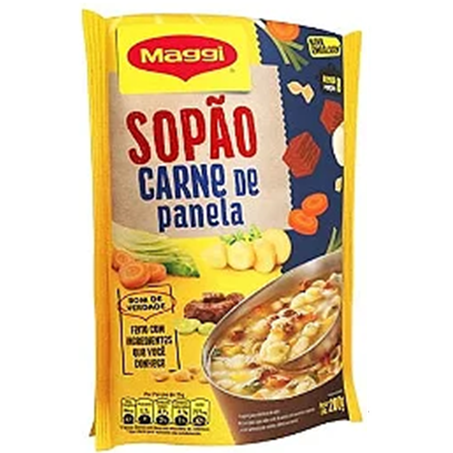 SOPÃO MAGGI SABOR CARNE DE PANELA 200G