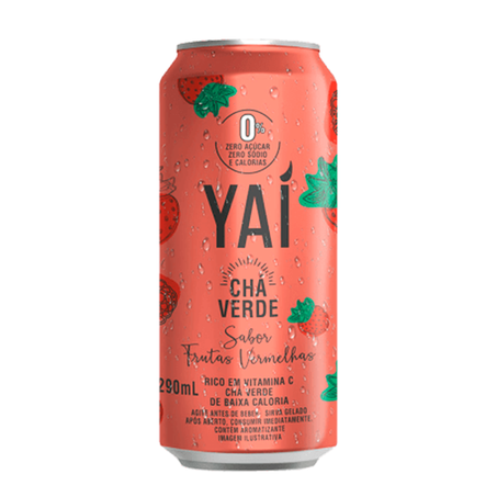 Chá Verde Yai Zero Frutas Vermelhas 290ml