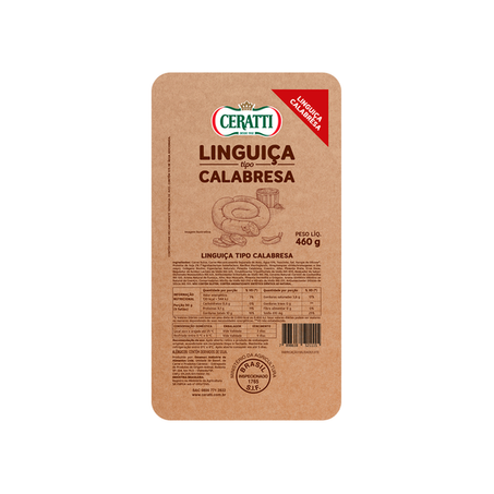 Linguiça ceratti calabresa 370g