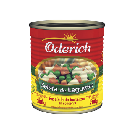 Seleta legumes em conserva oderich 200g