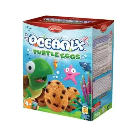 BISC OCEANIX TURTLE EGGS CHOCO 105G