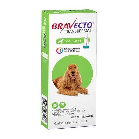 Bravecto transd caes 10-20kg
