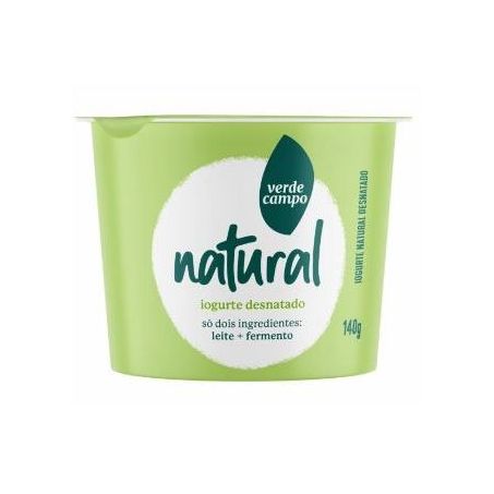IOGURTE VERDE CAMPO WHEY NATURAL 140G