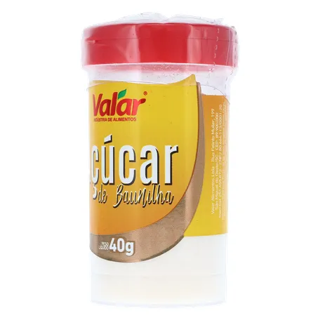 Acucar baunilha valar tubo 40g 360-4