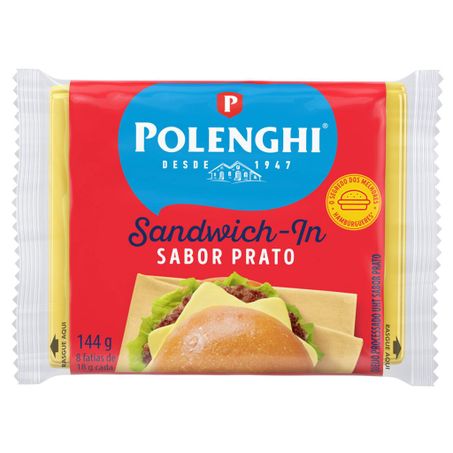 QUEIJO POLENGHI SANDWICH PRATO 144G