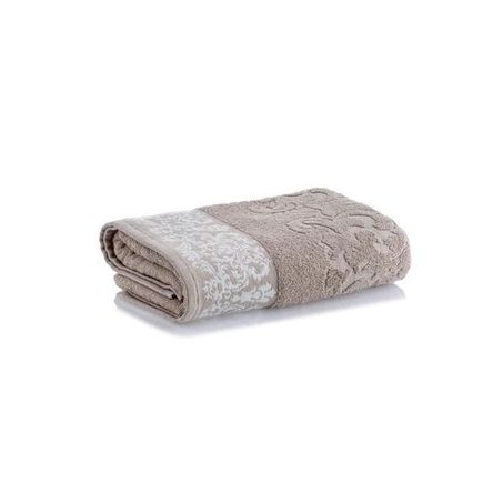 TOALHA CORTTEX ROSTO JACQ MEDALHAO BEGE 50X70