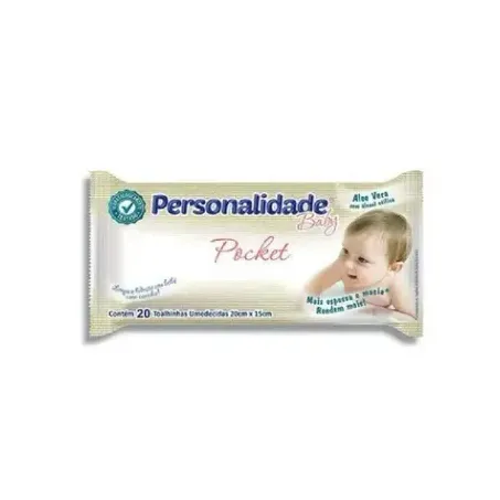 Toalha Umed Personalidade 20un Baby Pocket