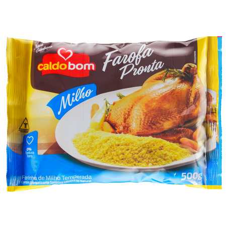 Farofa De Milho Caldo Bom 400g .