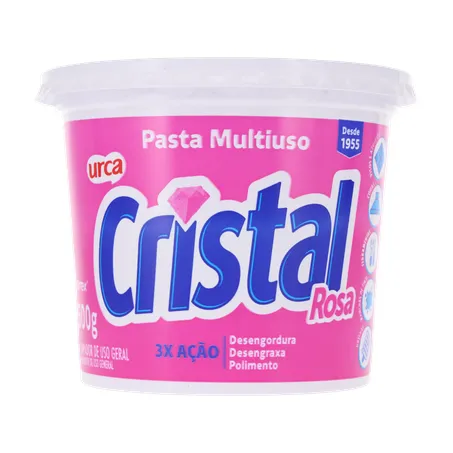 Sabão Pasta Cristal Rosa 500g 360-0
