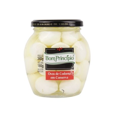 OVOS CODORNA BOM PRINCIPIO 180G