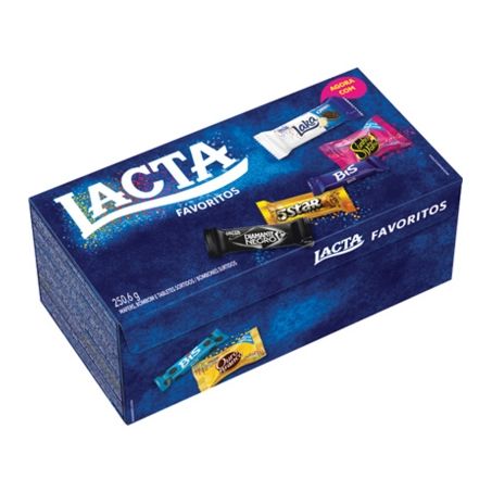 Bombons lacta mix variedades 250.6g