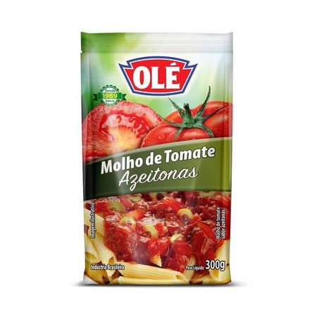 MOLHO TOMATE OLE AZEITONAS SACHE 300G