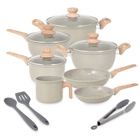 CONJUNTO DE PANELAS CERÂMICA ANTIADERENTE NEUHAUS MABLE LIFE CAIXA C/10 PEÇAS REF 10030010