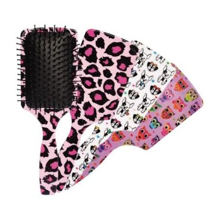 ESCOVA DE CABELO DE VINI ESTAMPADA QUADRAD REF8400