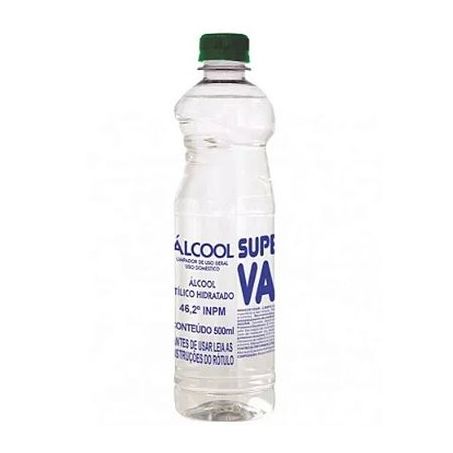 Álcool em gel super vale neutro 46º inpm 500ml