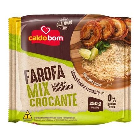 Farofa Mix Caldo Bom 250g Crocante