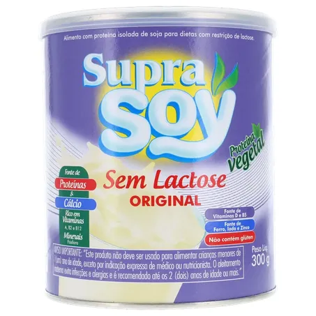 ALIMENTO SUPRA SOY SEM LACTOSE 300G 360-0