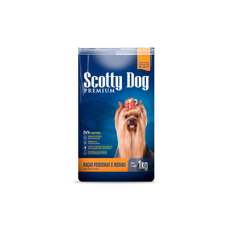 Ração Scotty Dog Premium Raças Pequena e Média 1Kg