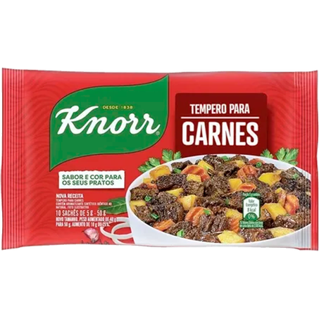 Tempero knorr para carnes pacote 50g